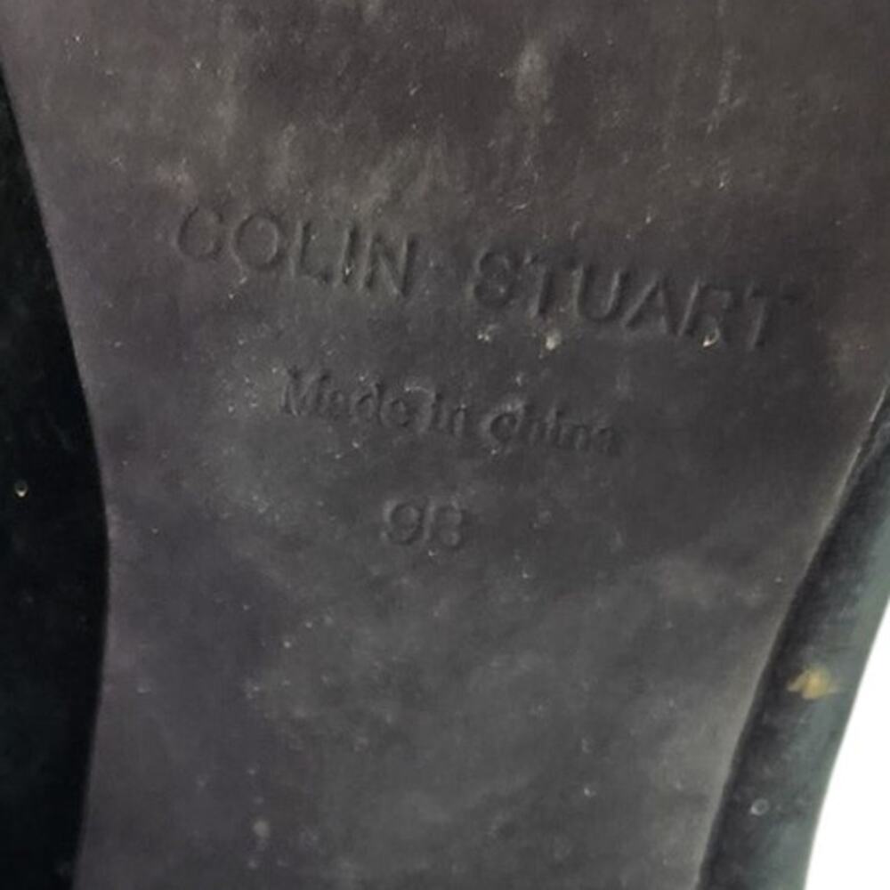 Colin Stuart Black Suede Pointed Toe Heeled Boots… - image 4